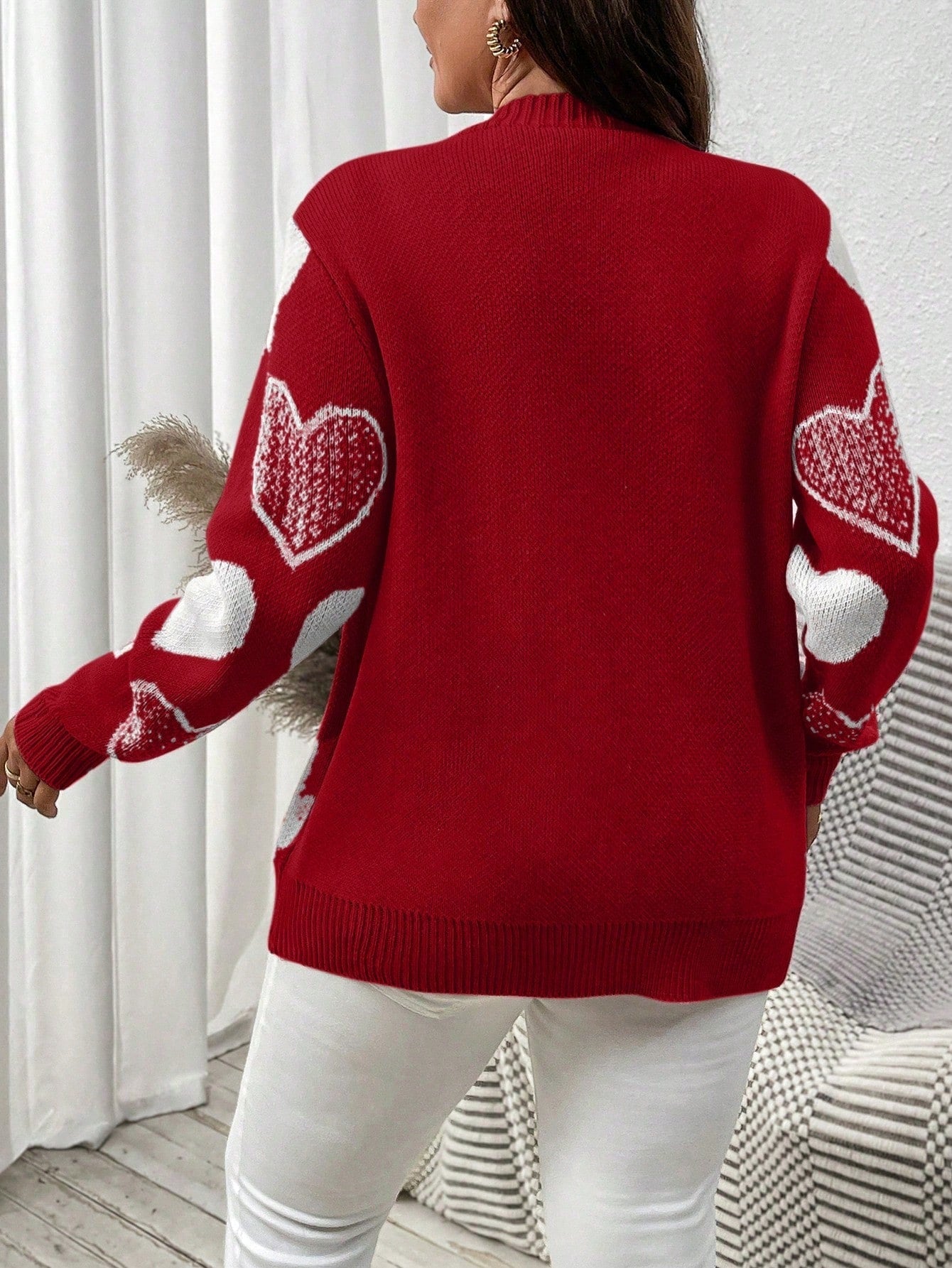 Cardigã Plus Size Coração