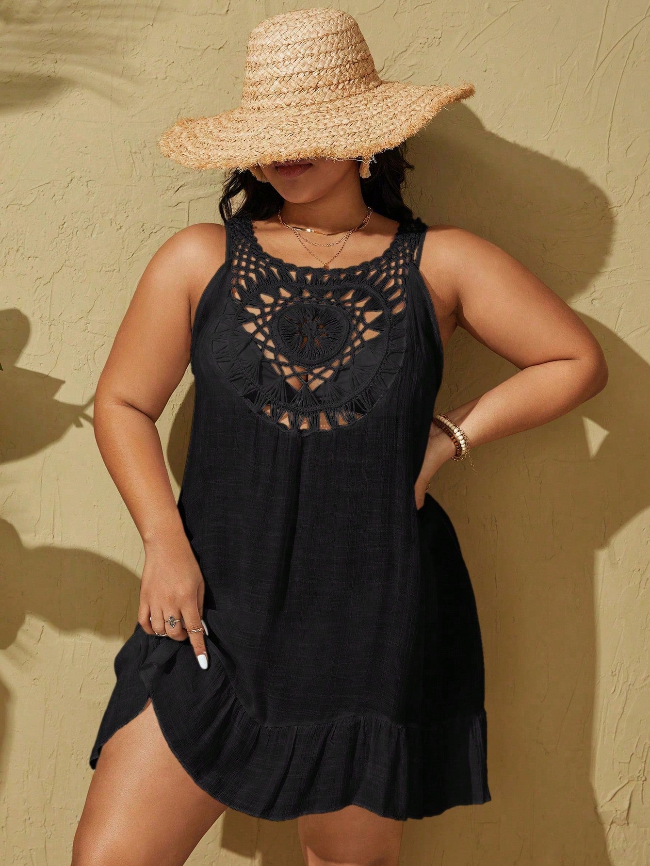 Saída de Praia Plus Size Sabine