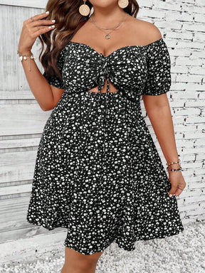 Vestido Ombro a Ombro Plus Size Emma