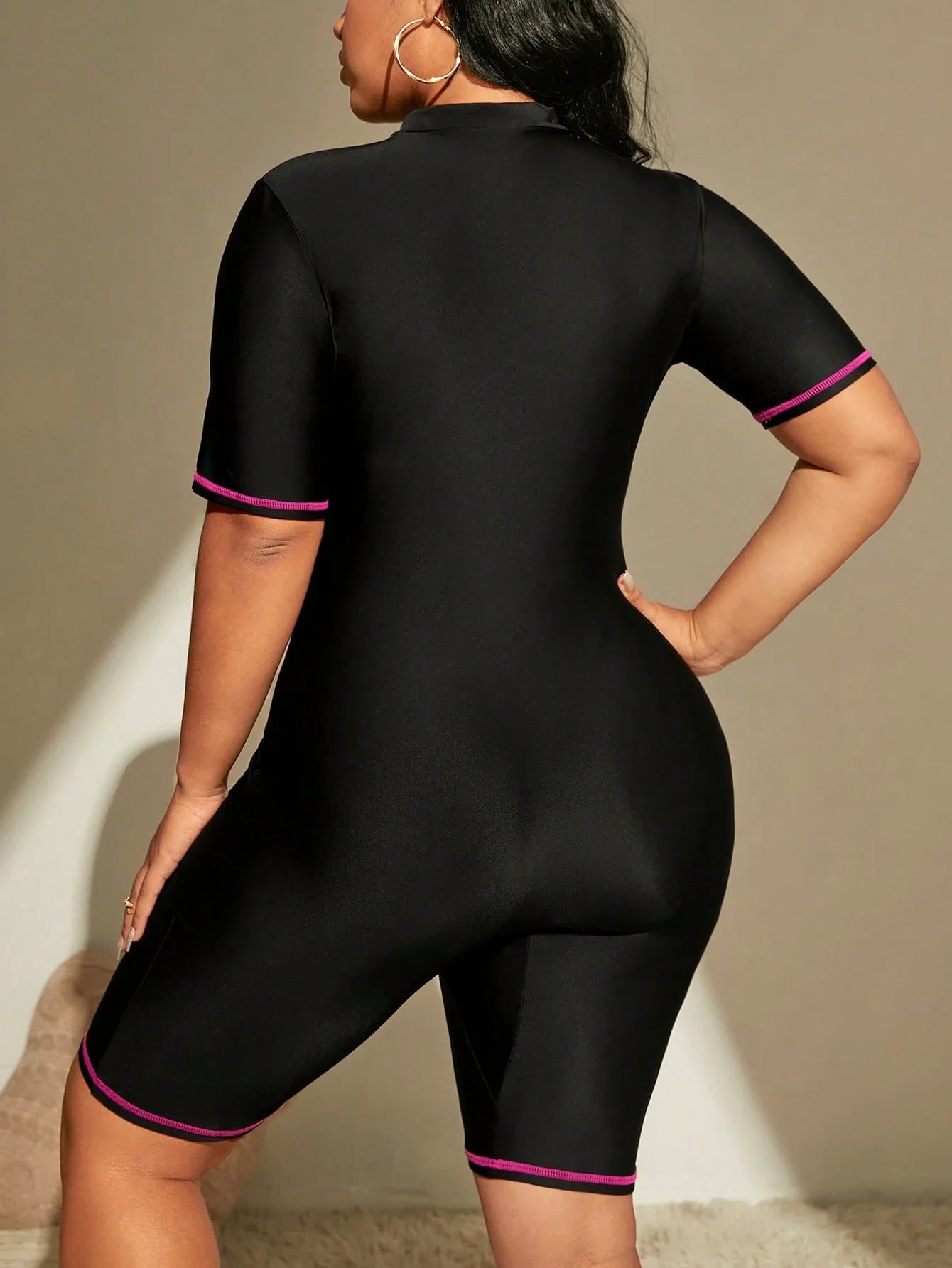 Maiô Hidroginástica Plus Size Binding