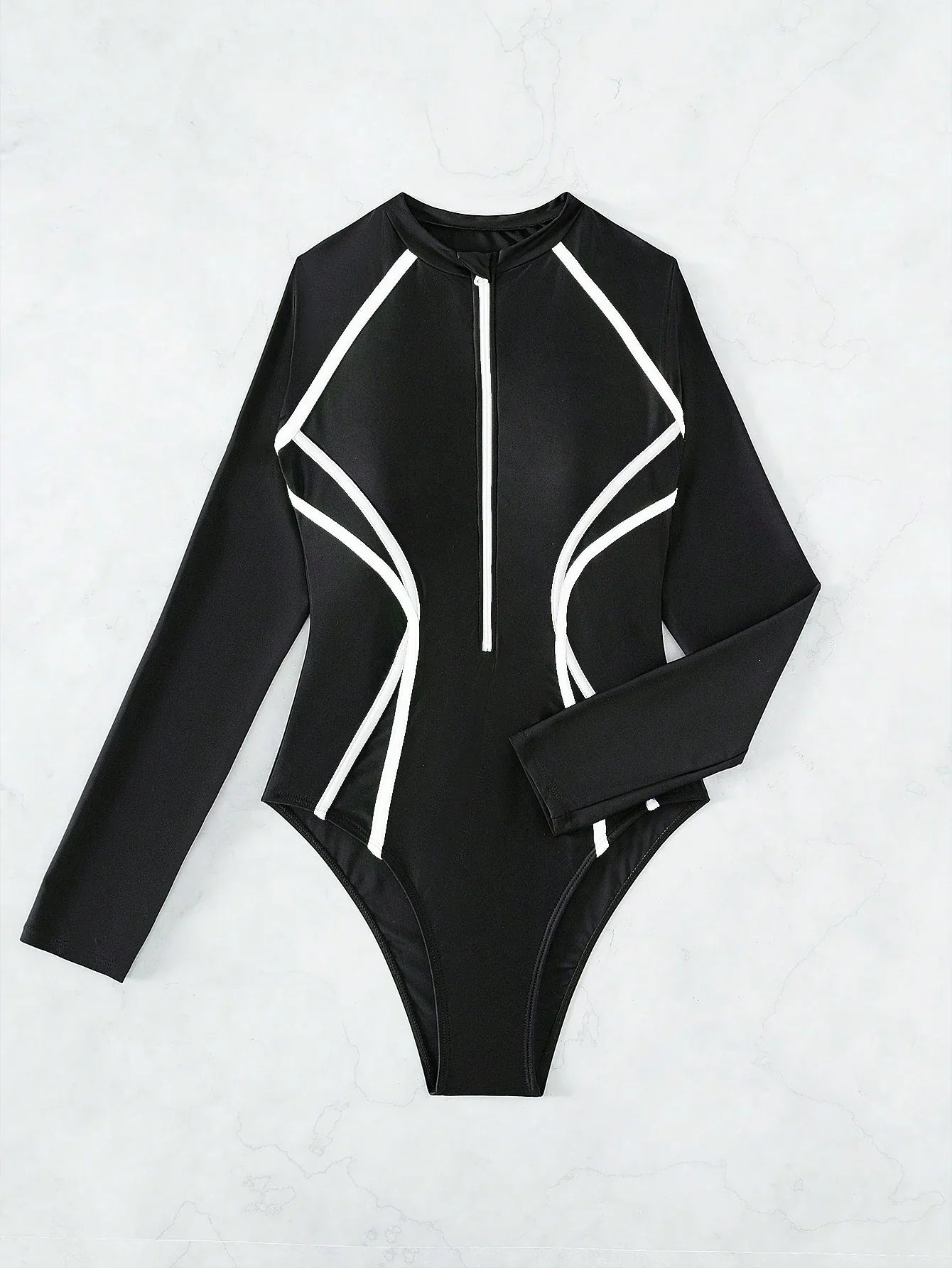 Maiô Zíper Frontal Binding