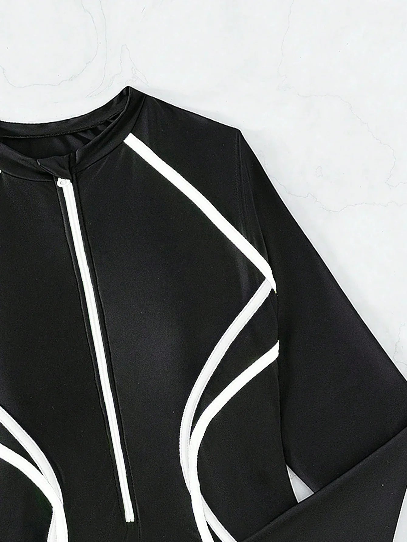 Maiô Zíper Frontal Binding