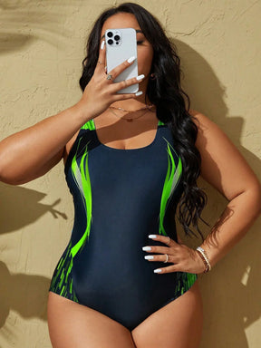Maiô Plus Size Regata Piscina