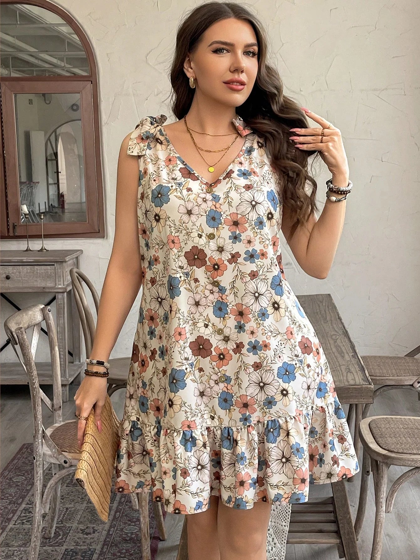 Vestido Curto Plus Size Olivia