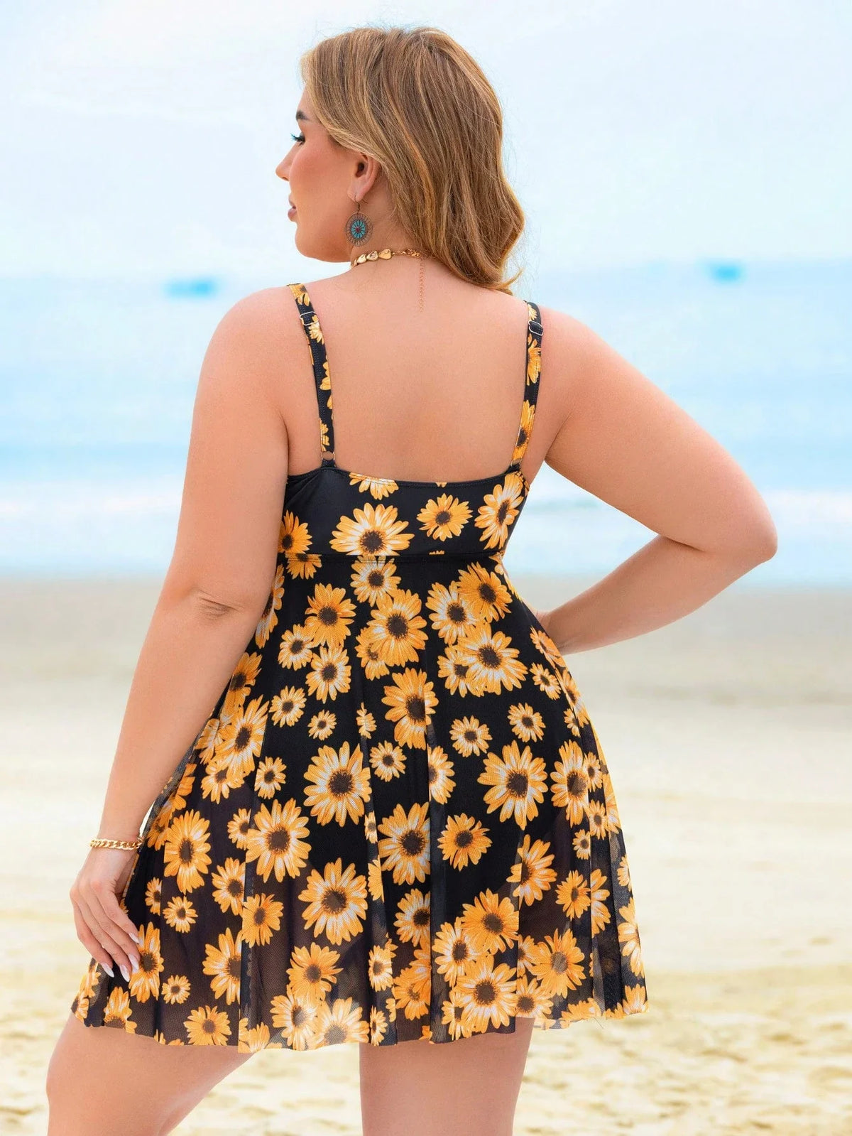 Maiô Vestido Plus Size Marina
