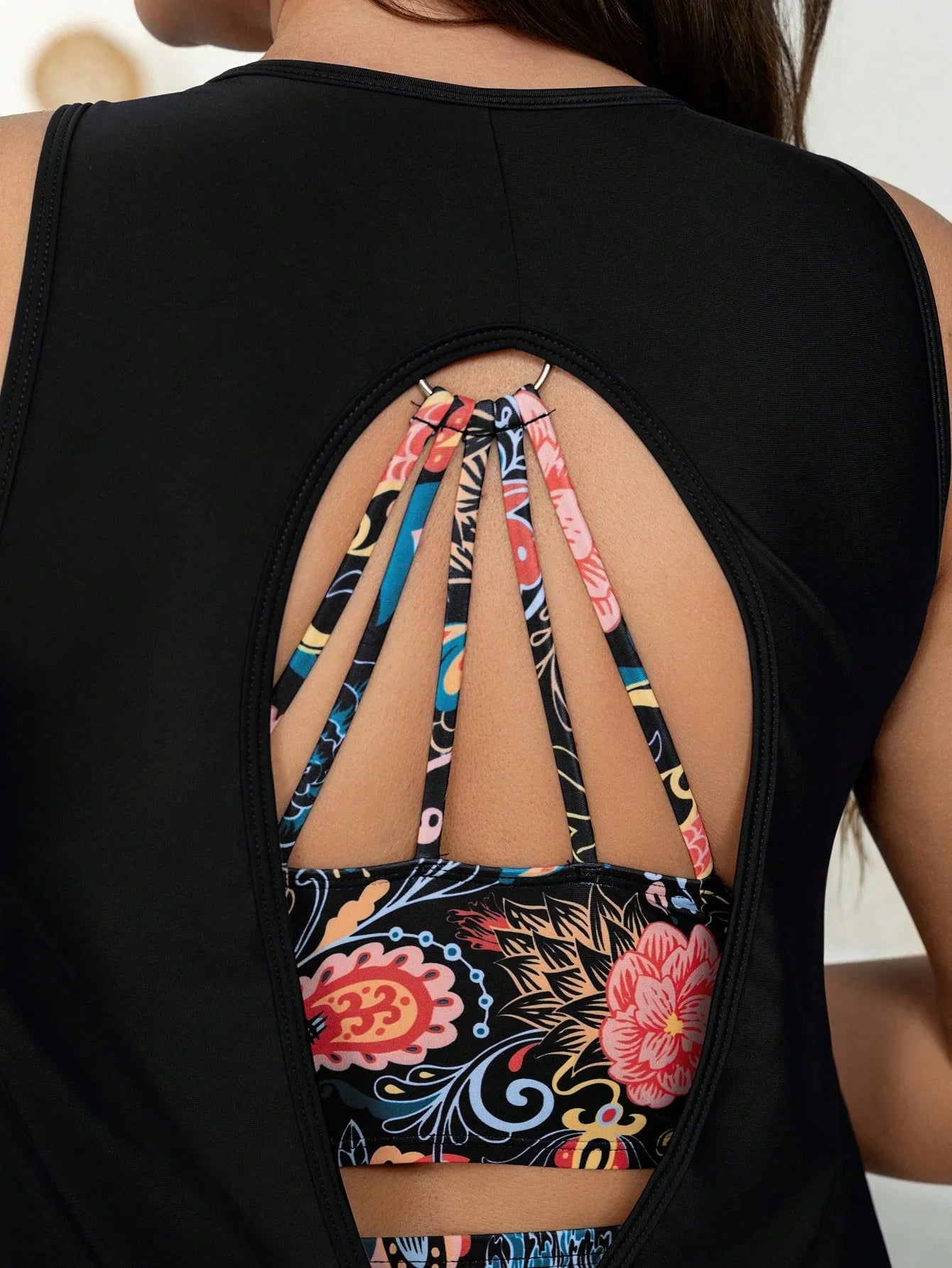 Tankini 3 Peças Plus Size Boêmia