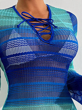 Saída de Praia Tie Beck Azul