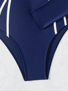 Maiô Zíper Frontal Binding