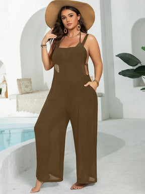 Macacão Saída Plus Size Slaydiva