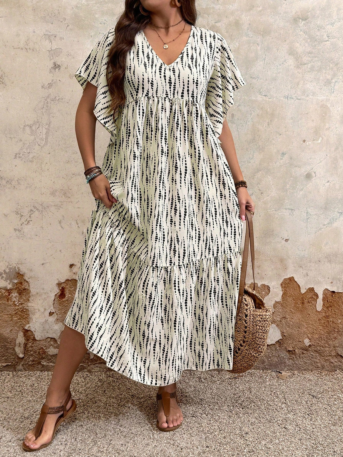 Vestido Longo Plus Size Lavínia