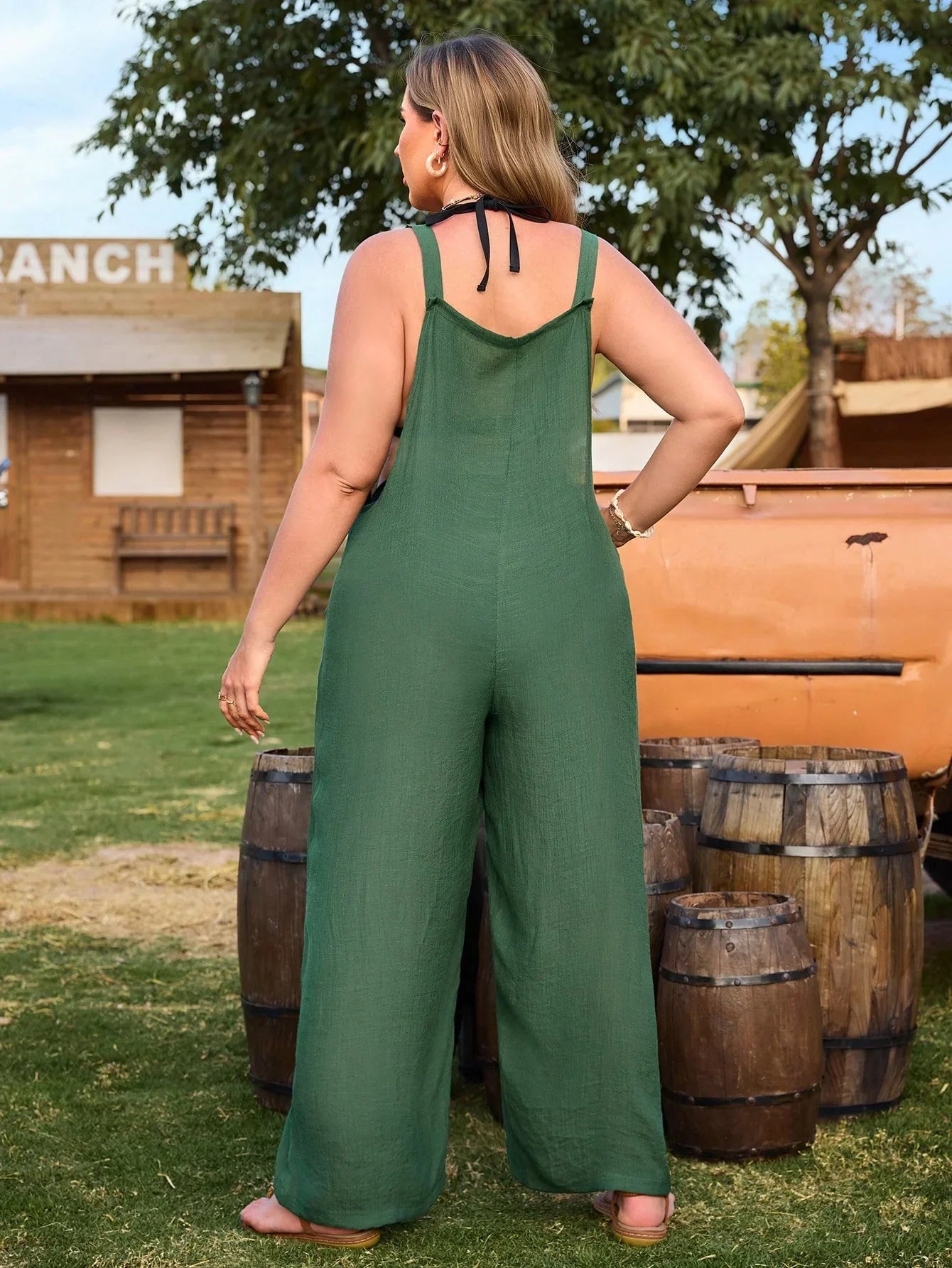 Macacão Saída Plus Size Slaydiva