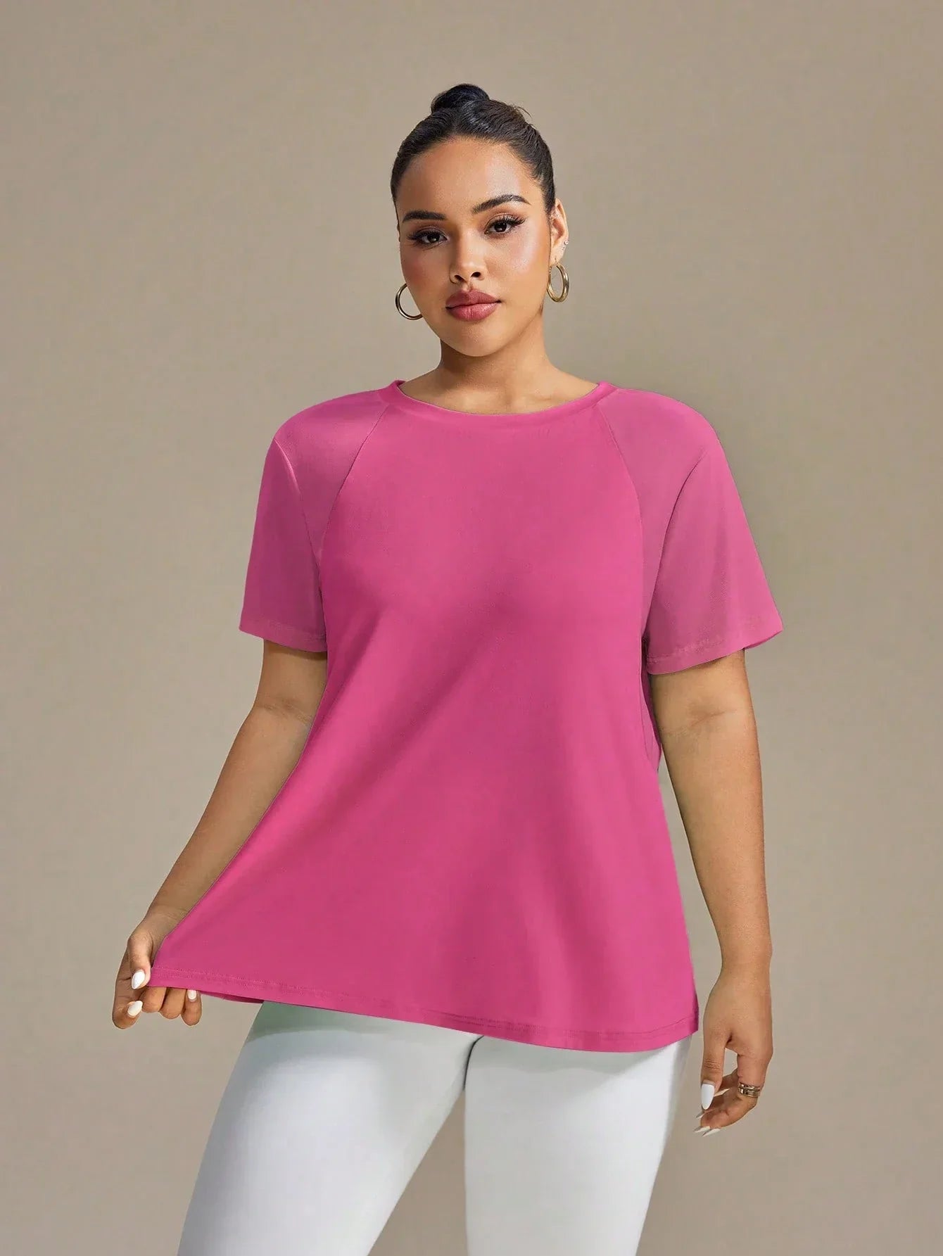 Camiseta Casual Plus Size Abigail