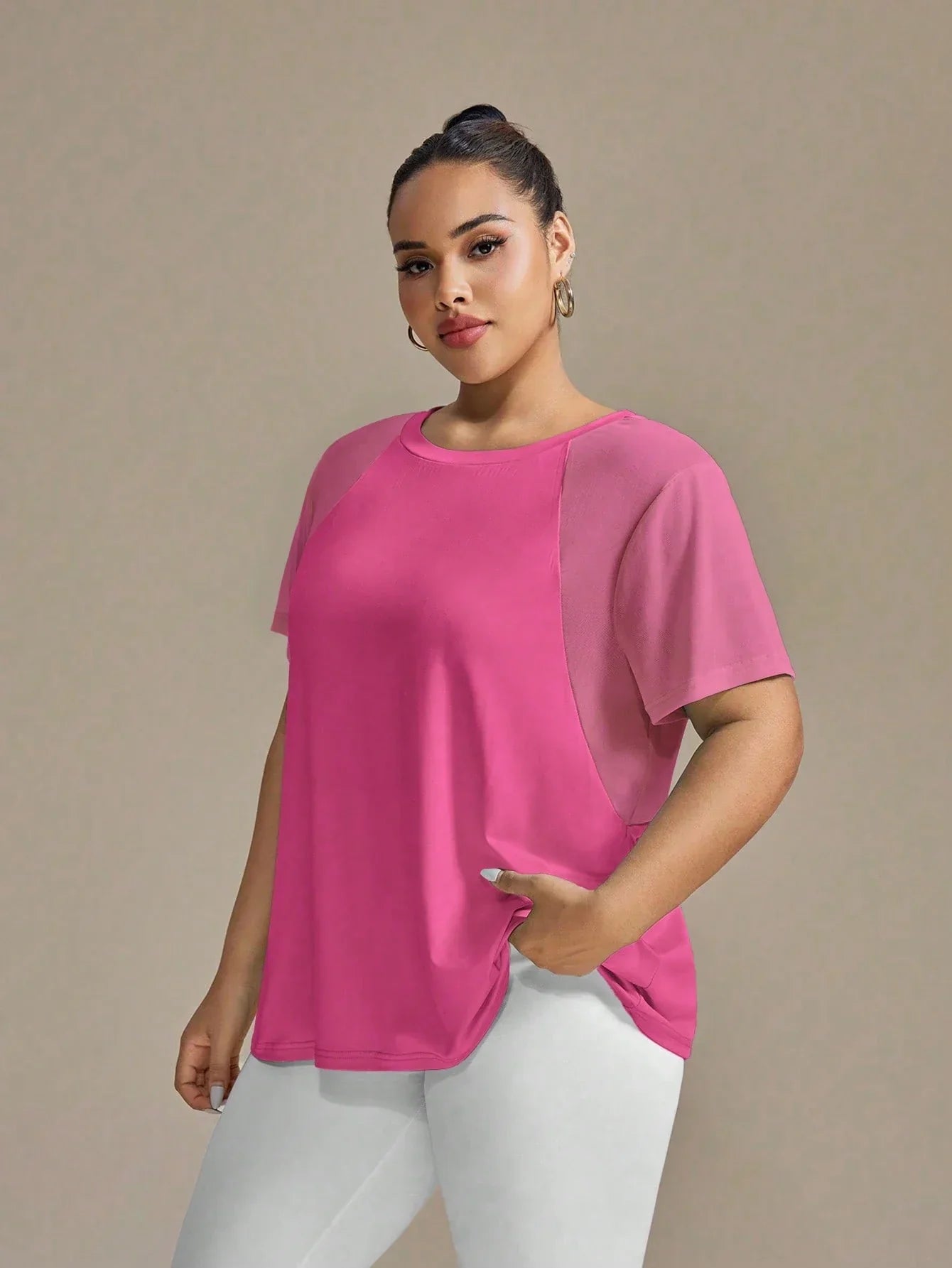 Camiseta Casual Plus Size Abigail
