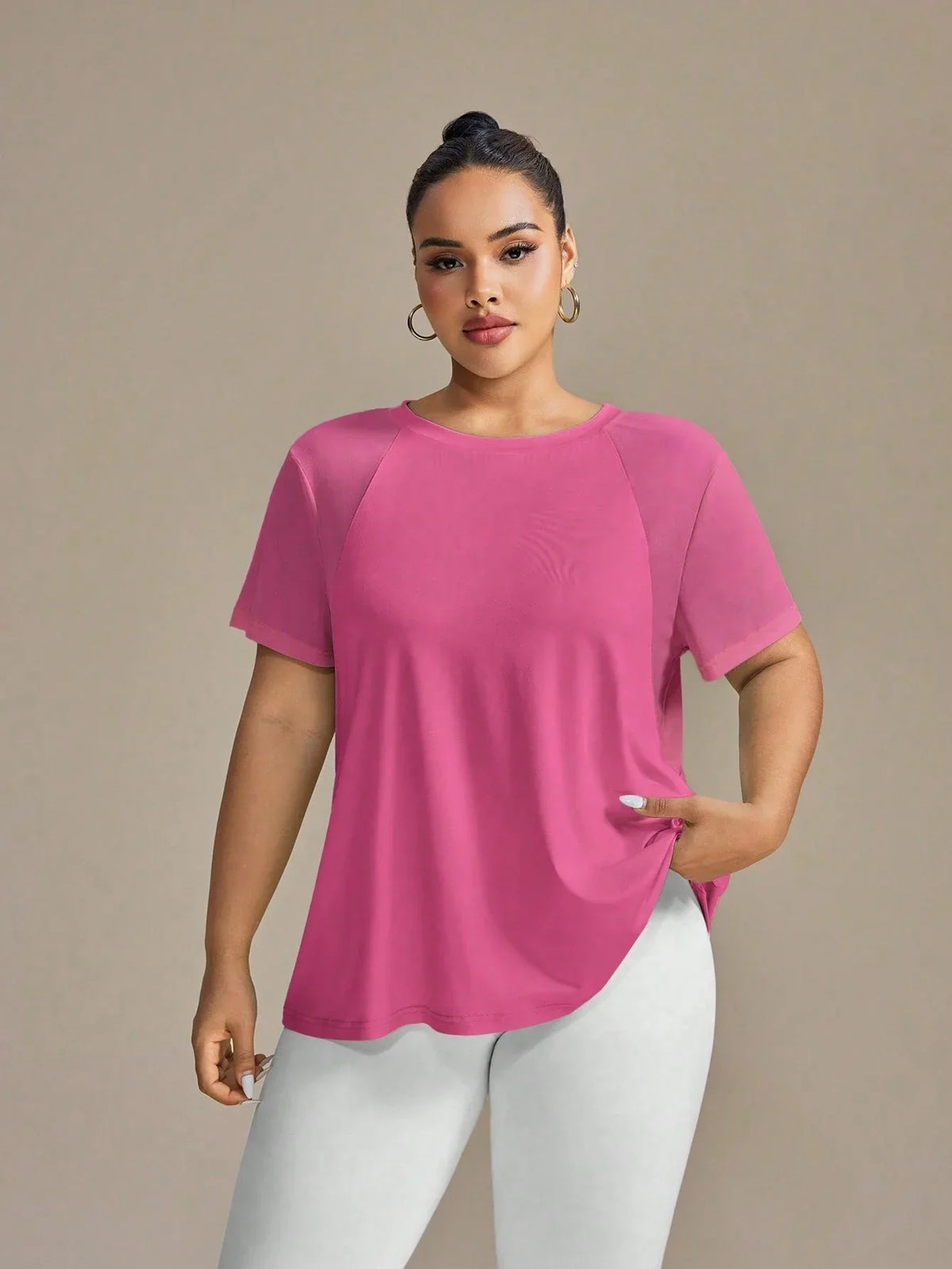 Camiseta Casual Plus Size Abigail