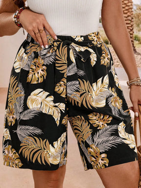 Shorts com Bolsos Plus Size