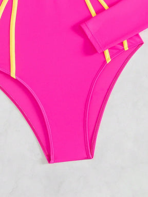 Maiô Zíper Frontal Binding