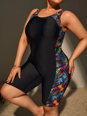 Maiô de Esportes/Hidroginástica Plus Size Valerie