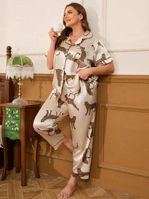 Pijama Plus Size De Onças