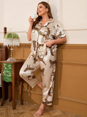 Pijama Plus Size De Onças