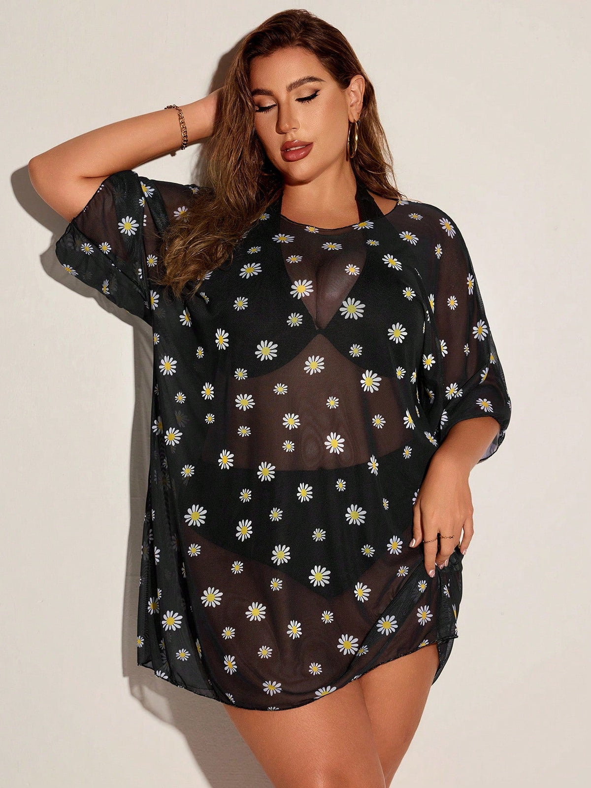 Saída de Praia Plus Size Margarida