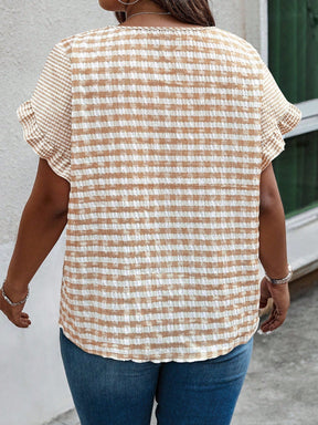 Blusa Plus Size Xadrez July