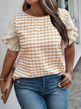 Blusa Plus Size Xadrez July