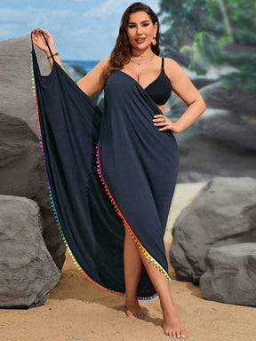 Saída De Praia Plus Size Kayte