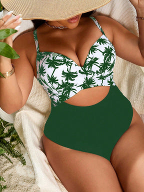 Maiô Paradise Plus Size - Design Tropical