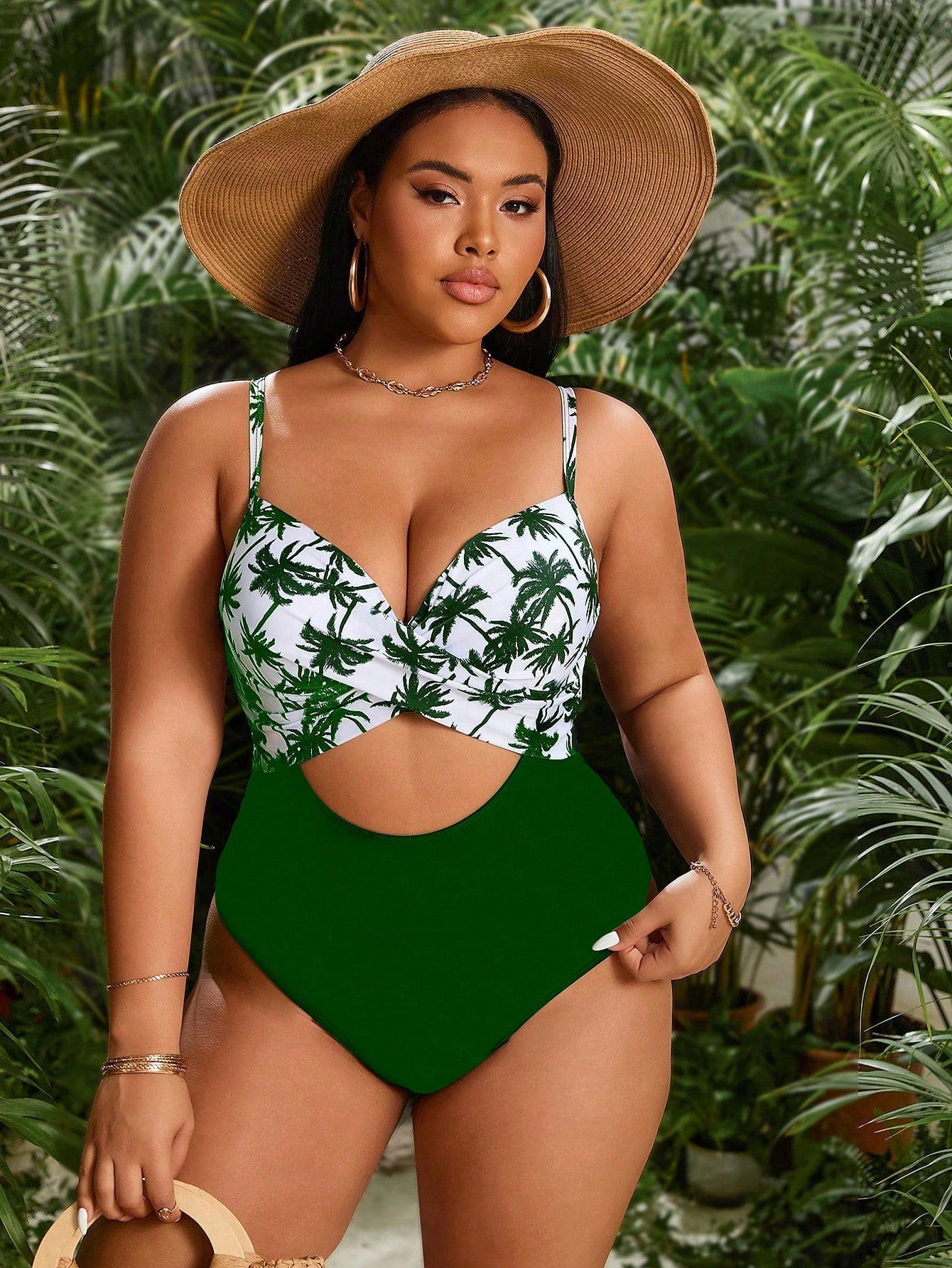 Maiô Paradise Plus Size - Design Tropical