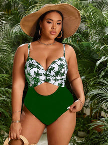Maiô Paradise Plus Size - Design Tropical