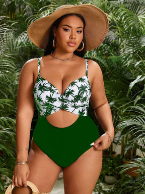 Maiô Paradise Plus Size - Design Tropical