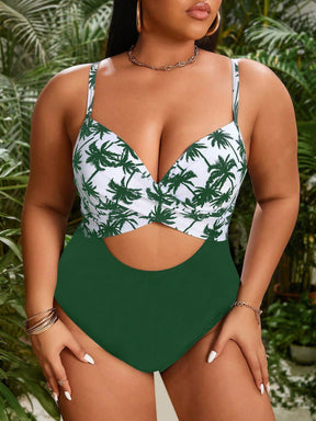 Maiô Paradise Plus Size - Design Tropical