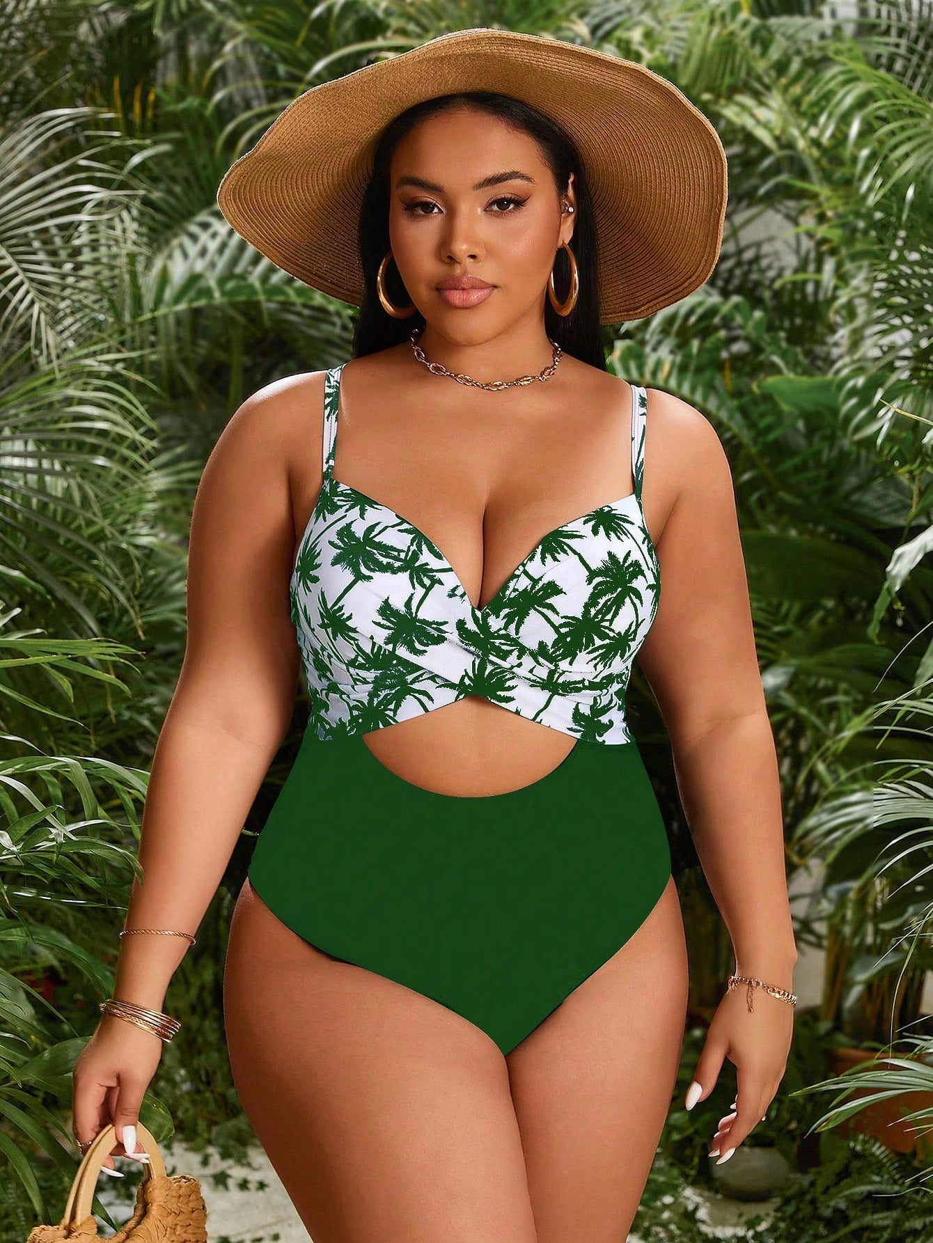 Maiô Paradise Plus Size - Design Tropical
