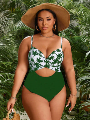 Maiô Paradise Plus Size - Design Tropical