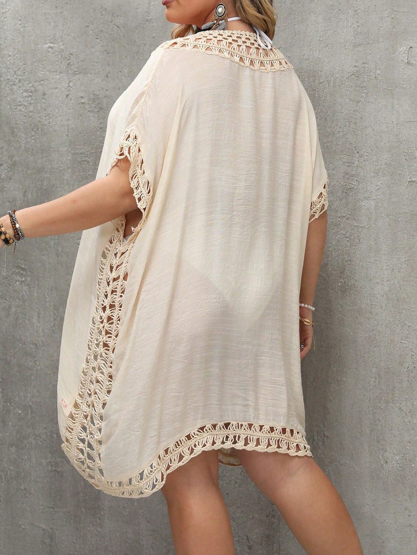 Saída De Praia Plus Size Araci