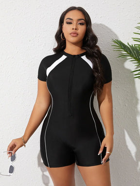 Maiô de Esportes/Hidroginástica Plus Size Johanna