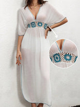 Saída de Praia Crochê com Manga Longa