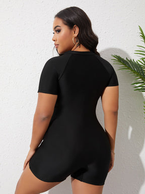 Maiô de Esportes/Hidroginástica Plus Size Johanna